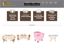 Tablet Screenshot of ceylanbambu.com